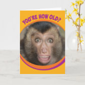Grappig dat je zo oud bent? Verrafte maandag Kaart (Gele Bloem)