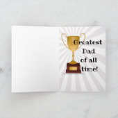 Grappig dat jij de GOAT bent Personaliseerbaar Kaart (Binnen)