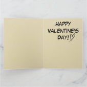 Grappig dat jij mijn rare sarcastische Valentijn b Kaart (Binnen)
