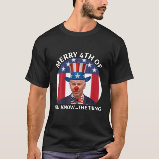 Grappig dat Joe Biden vier jaar oud van je weet... T-shirt (Voorkant)