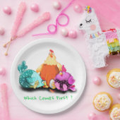 Grappig dat kippen eieren wachten tot ze naar Hatc Papieren Bordje (Feest)