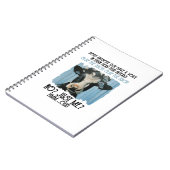 Grappig dat Koe de Idioot alleen maar doet. Notitieboek (Linkerzijde)