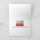 Grappig dat mensen een gelukkige verjaardag van on kaart (Binnen)