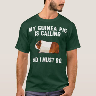 Grappig dat mijn cavia belt en ik moet gaan t-shirt