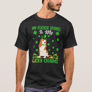 Grappig dat mijn Cocker Spaniel mijn gelukzak is, T-shirt