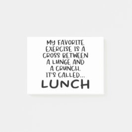 Grappig dat mijn favoriete oefening is dat ik mijn post-it® notes