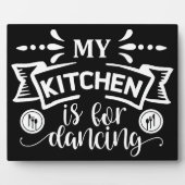 Grappig dat mijn keuken danst fotoplaat (Voorkant)