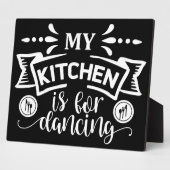 Grappig dat mijn keuken danst fotoplaat (Zijkant)