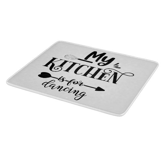 Grappig dat mijn keuken danst snijplank (Hoek)