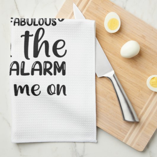 Grappig dat mijn koken zo geweldig is als keukenha theedoek (Quarter Fold)