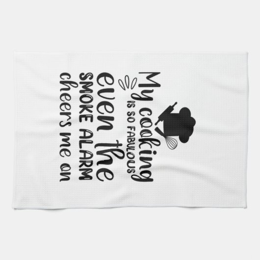 Grappig dat mijn koken zo geweldig is als keukenha theedoek (Horizontaal)