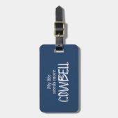 Grappig dat mijn leven meer Cowbell Blue nodig hee Bagagelabel (Voorkant verticaal)