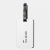 Grappig dat mijn leven meer Cowbell Blue nodig hee Bagagelabel (Achterkant verticaal)