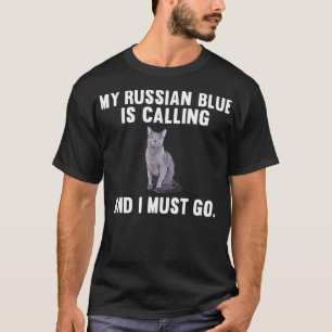 Grappig dat mijn Russische blauw belt en ik moet k T-shirt