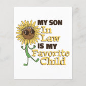 Grappig dat mijn zoon in de wet mijn favoriete kin (Achterkant)