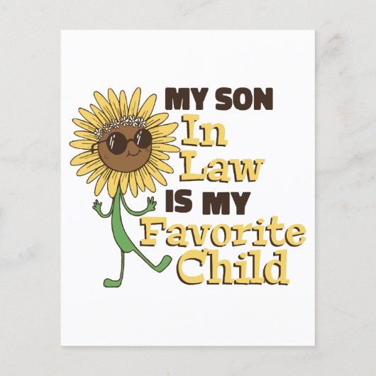 Grappig dat mijn zoon in de wet mijn favoriete kin (Achterkant)