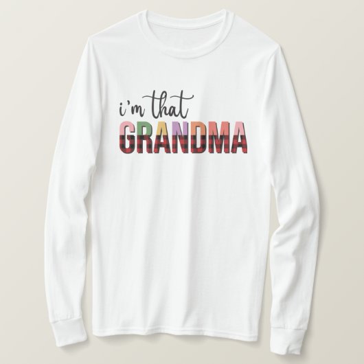 Grappig dat oma het woord kunst t-shirt (Design voorkant)