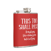 Grappig dat ook dit Motivatie citaat zal passeren Heupfles (Rechts)