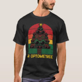 Grappig dat Opticians kerstboombril eten. Oh T-shirt (Voorkant)