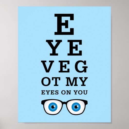 Grappig dat Opticien op je let Poster (Voorkant)