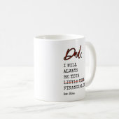 Grappig dat pap altijd je financiële last zal zijn koffiemok (Voorkant rechts)