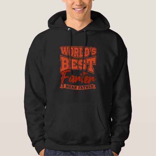 Grappig dat pap de beste boer is, bedoel ik vaders hoodie (Voorkant)
