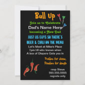 Grappig dat papa douche wordt - Darts en kunst Kaart (Achterkant)