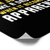 Grappig dat pappie een grapje maakt... poster (Hoek)