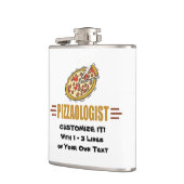 Grappig dat Pizza het personaliseert! Love Eat Piz Heupfles (Links)