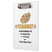 Grappig dat Pizza het personaliseert! Love Eat Piz Klembord (Links)