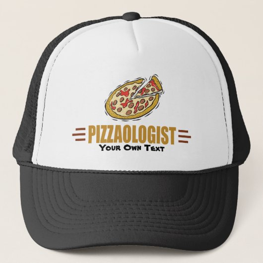 Grappig dat Pizza het personaliseert! Love Eat Piz Trucker Pet (Voorkant)