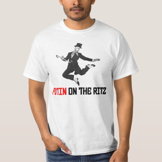 Grappig dat Poetin op de Ritz zit T-shirt (Voorkant)