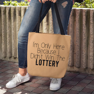 Grappig dat Sarcastic de Canvas tas van de loterij