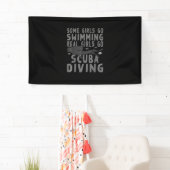 Grappig dat sommige meisjes echte meisjes gaan zwe spandoek (Insitu)