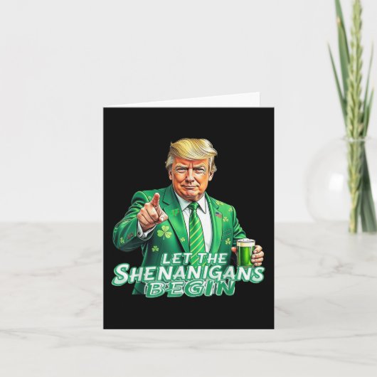 Grappig dat Trump de Shenanigans laat beginnen met Kaart (Voorkant)