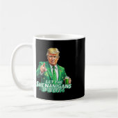 Grappig dat Trump de Shenanigans laat beginnen met Koffiemok (Links)