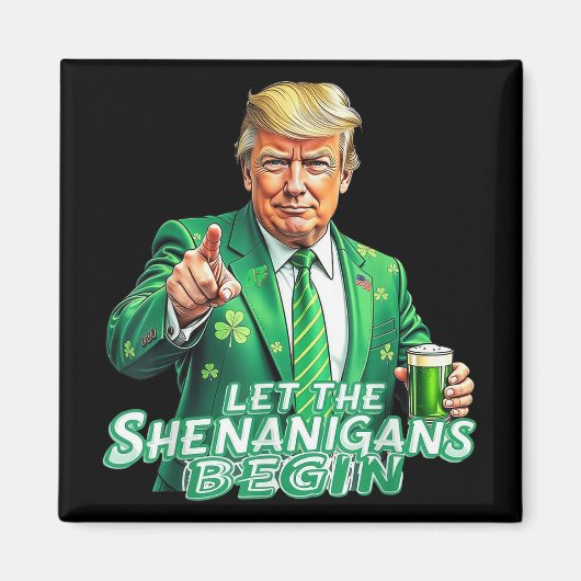 Grappig dat Trump de Shenanigans laat beginnen met Magneet (Voorkant)