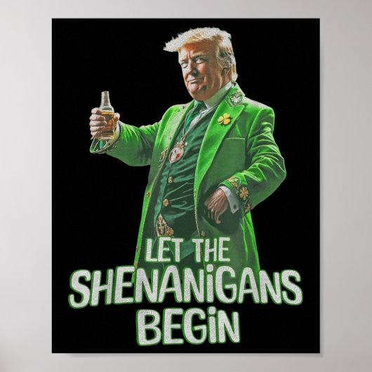 Grappig dat Trump de Shenanigans laat beginnen met Poster (Voorkant)