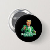 Grappig dat Trump de Shenanigans laat beginnen met Ronde Button 5,7 Cm (Voorkant /achterkant)