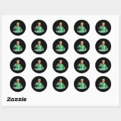 Grappig dat Trump de Shenanigans laat beginnen met Ronde Sticker (Vel)