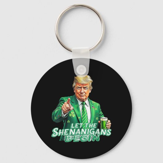 Grappig dat Trump de Shenanigans laat beginnen met Sleutelhanger (Voorkant)