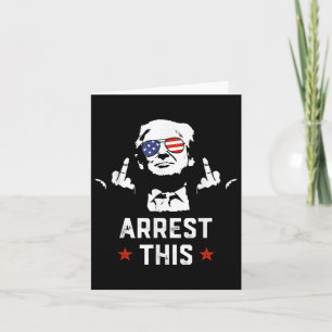Grappig dat Trump dit Donald Trump-midden arrestee Kaart
