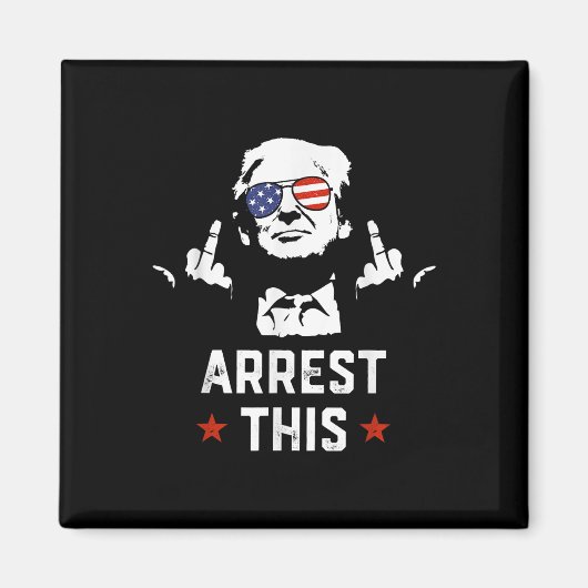 Grappig dat Trump dit Donald Trump-midden arrestee Magneet (Voorkant)