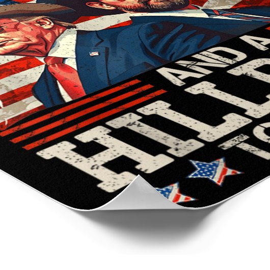 Grappig dat Trump een Hillbilly en een Poster (Hoek)