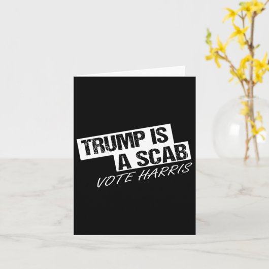 Grappig dat Trump een schurk is Kaart (Gele Bloem)