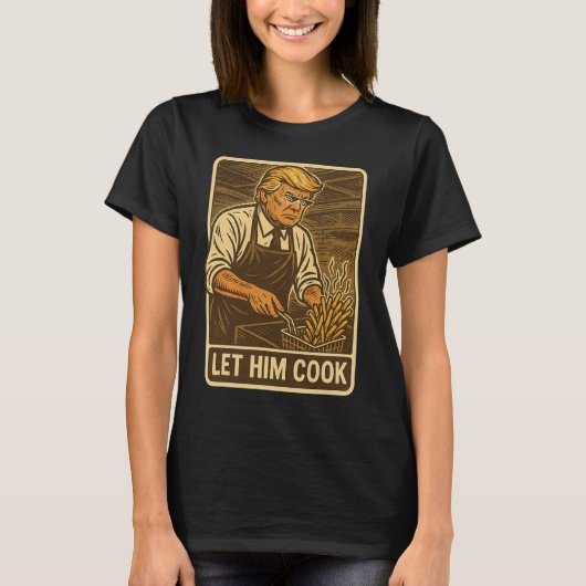 Grappig dat Trump hem laat koken T-shirt (Voorkant)