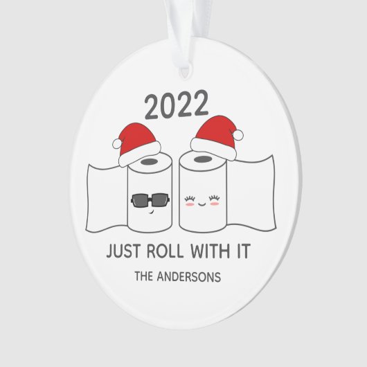 Grappig dat u gewoon met het papier van het toilet ornament (voorkant)