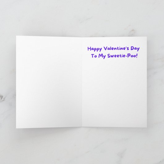 Grappig dat Valentijn Dog... Kaart (Binnen)