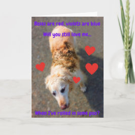 Grappig dat Valentijn Dog... Kaart