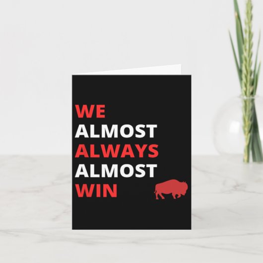 Grappig dat we bijna altijd Football winnen Kaart (Voorkant)